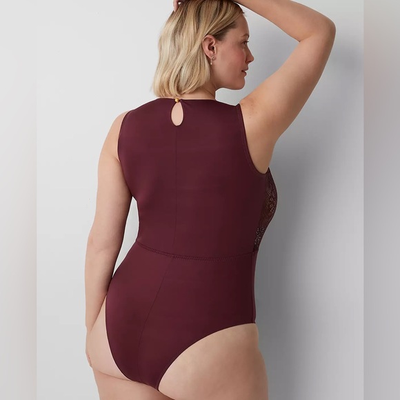 New with tags Maroon Body suit - Picture 3 of 3
